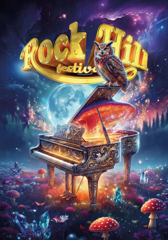 Locandina ufficiale del Rock Hill Festival 2026 con i Back to the Canistracci Oil