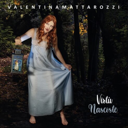 Copertina dell'album con Matteo De Angelis, Trombettista in "Virtù Nascoste" di Valentina Mattarozzi.